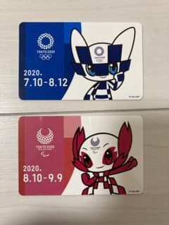 未使用　非売品　東京2020オリンピック　パラリンピック　TPカードのサムネイル