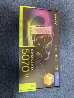 週末セール 新品未開封 PNY RTX5070ti