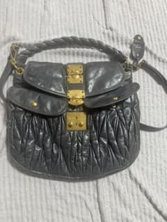 miu miu ギャザー ショルダーバッグ　2wayのサムネイル