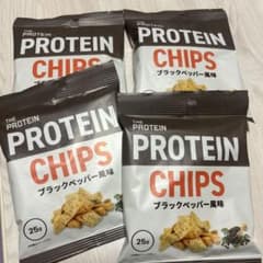 THE PROTEIN CHIPS ブラックペッパー風味 4袋セットのサムネイル