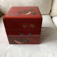 新品未使用　琉球漆器　和風三段重箱　正角重箱　野菜 新品未使用 琉球漆器 和風三段重箱 正角重箱 野菜 - メルカリ