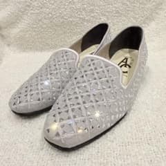 【日本製・3E】neue ar he AC スタッズデザイン ローヒール 24