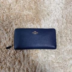 COACH 長財布 ネイビーのサムネイル