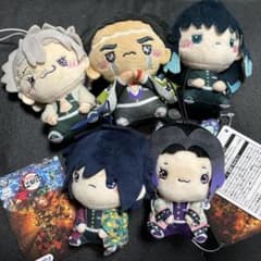 鬼滅の刃 もちぴこマスコット③ ぬいぐるみ 全5種 コンプリート