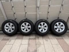 ブリザック DM-V3 265/65R17 150プラド 純正ホイールセット ブリザック DM-V3 265/65R17 150プラド 純正ホイールセット - メルカリ