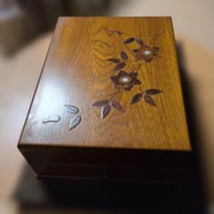 秋田伝統工芸品くさ忠 桜皮貝入 木製文箱 引き出し小物入れ - メルカリ