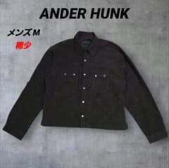 ANDERHUNT フェイクスエード ウエスタンジャケット ダークブラウン M