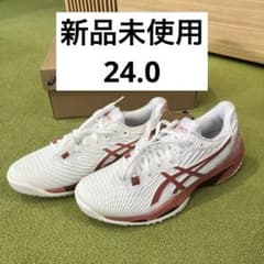 ASICS テニスシューズ ウィメンズ24.0cm - メルカリ