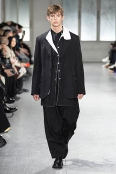 23AW Yohji Yamamoto 3ボタン ピークドラペル ジャケット - メルカリ