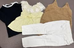 90女の子 まとめ売り サイズ 4点保育園着 着替えプティマイン ブランシェスのサムネイル