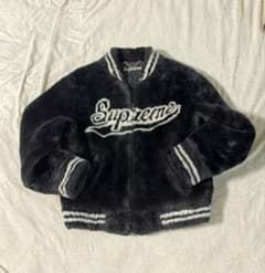 美品❗️supreme 20SS Faux Fur Varsity Jacket - メルカリ