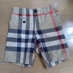 BURBERRY チェック柄 ハーフパンツ 116cm - メルカリ
