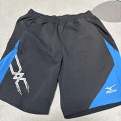 MIZUNO バドミントン ハーフパンツ ブラック ブルーのサムネイル