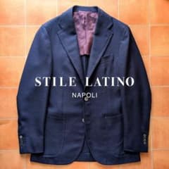 近年モデル】STILE LATINO ネイビージャケット ホップサック 46 - メルカリ