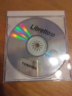 TOSHIBA Libretto30 バックアップディスクのサムネイル