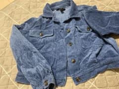 Forever21 青　ジャケット　ブルゾンのサムネイル