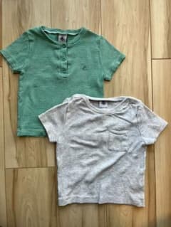 プチバトー　Tシャツ　2枚組のサムネイル