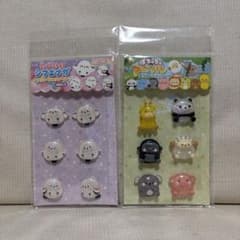 ぽてもちシマエナガ　ぽちゃちゃアニマル　デコレーションシール2点セットのサムネイル