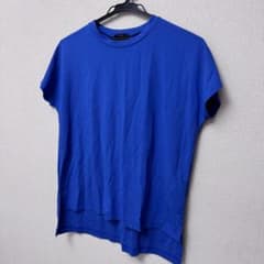 美品 tricottricot ブルー 半袖Tシャツ Sのサムネイル