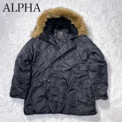 JAPAN FIT アルファインダストリーズ N-3B N3B XL 黒 ファー - メルカリ