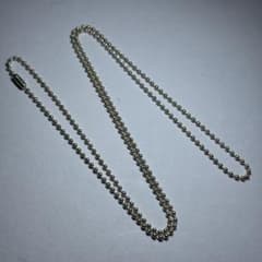 未使用品 クロムハーツ 純正ボールチェーン 76センチ ② - メルカリ