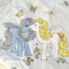 【レア❣️】　マイリトルポニー　ビンテージシーツ　ハギレ　ファンシーのサムネイル