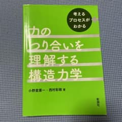 力のつり合いを理解する構造力学 考えるプロセスがわかるのサムネイル