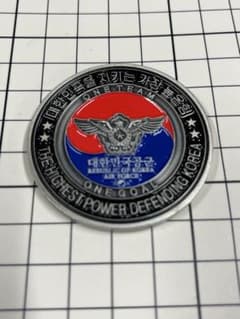 K*様 チャレンジコイン　韓国空軍　ミリタリーのサムネイル