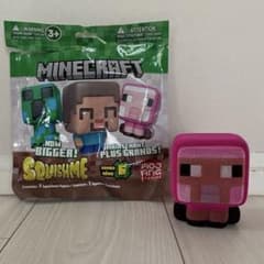 Minecraft SquishMe シリーズ6 ピンクの羊 フィギュア　レア Minecraft SquishMe シリーズ6 ピンクの羊 フィギュア レア - メルカリ