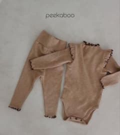 pee koo ロンパース レギンス　セット 6m オレンジのサムネイル