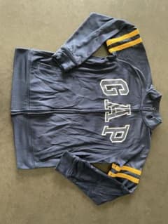 GapFit ジップアップジャケット ネイビーXXL (14-16)のサムネイル