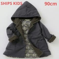 SHIPS KIDS　90cm　Aライン　コート　中綿　ジャケット　ダウンのサムネイル
