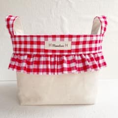 ハンドメイド 布バスケットのサムネイル