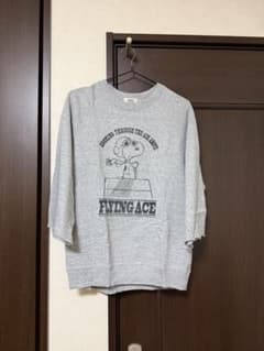 PEANUTS フライングエース プリント スウェット グレー Mのサムネイル