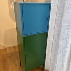 LIXHULT/リックスフルト【廃盤カラー】ブルー IKEA LIXHULT キャビネット 廃盤カラー グリーン ブルーセット - メルカリ