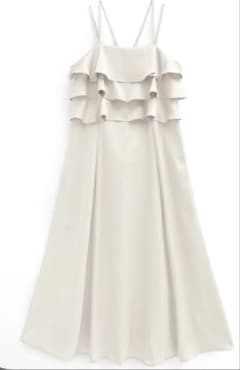 GRL サテンフリルフレアキャミワンピース［fo2014］のサムネイル