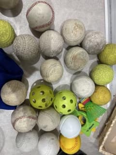 野球ボールセット 複数種類のサムネイル