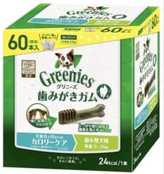 グリニーズプラス カロリーケア 超小型犬用(30本x2袋) 犬用歯みがきガムのサムネイル