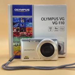◻︎スマホ転送OK◻︎オリンパス VG-110 SDカード付き シルバー色 ◾️完動品◾️OLYMPUS VG-110 スマホ転送OK SDカード付き
