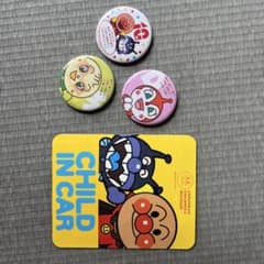 アンパンマン 缶バッジ 4個セットのサムネイル