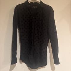 DSQUARED2 総柄 長袖シャツ ブラック 46のサムネイル