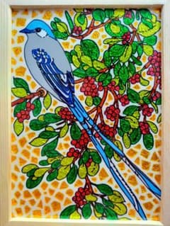スピリチュアル開運絵画　ステンドグラスアートのサムネイル