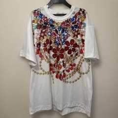 25SS コムコム　ビーズ装飾 柄　半袖カットソーS COMME des GARCONS HOMME - コムデギャルソンオム25SS 綿天竺ポケットT トップス