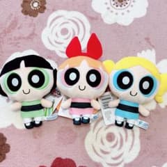 파워 퍼프 걸즈 프라이즈 봉제 인형 블러섬 버블스 버터 컵