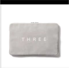 THREE スリー　キャンパスポーチ　ノベルティのサムネイル
