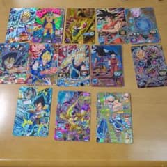 ドラゴンボールヒーローズカード13枚セットのサムネイル