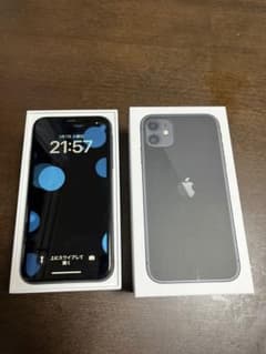 Apple iPhone11 SIMフリー 128GB ブラック MWM02J…のサムネイル