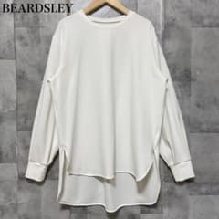 BEARDSLEY】Tブラウス スリット FREEサイズ ホワイト 白 - メルカリ