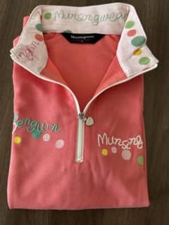 Munsingwear レディース ゴルフウェア 半袖ポロシャツ Lのサムネイル