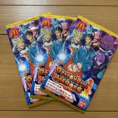 ドラゴンボールヒーローズ 3パックセット マクドナルド限定 新品未開封